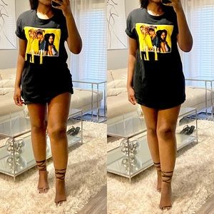 TLC Slogan T-Shirt Dress